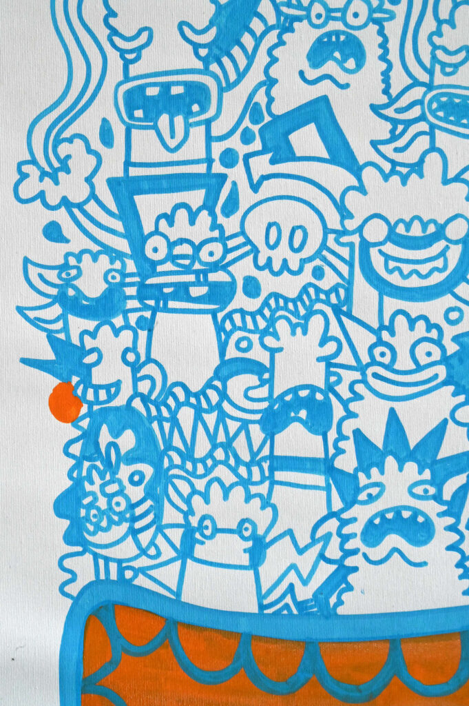 Blue Smile – detail 3