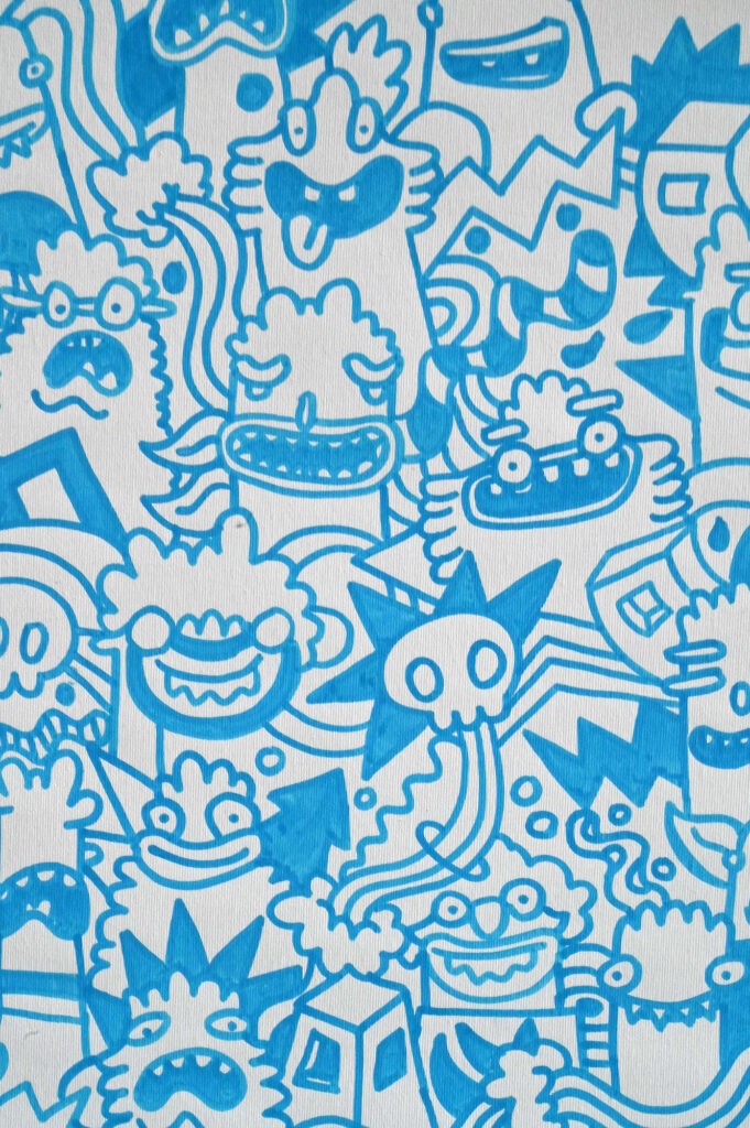 Blue Smile – detail 1