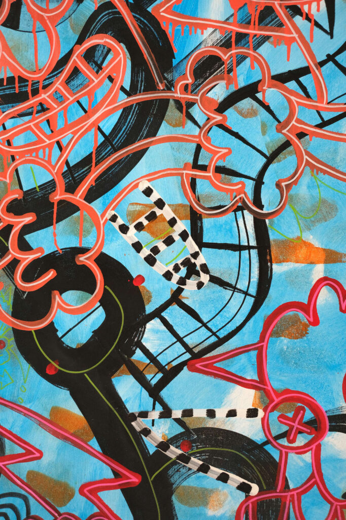 Blue Wall – detail 1