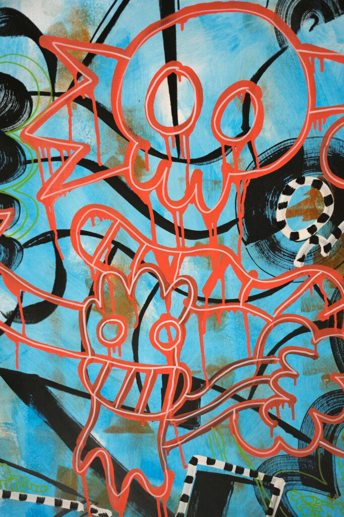 Blue Wall – detail 2