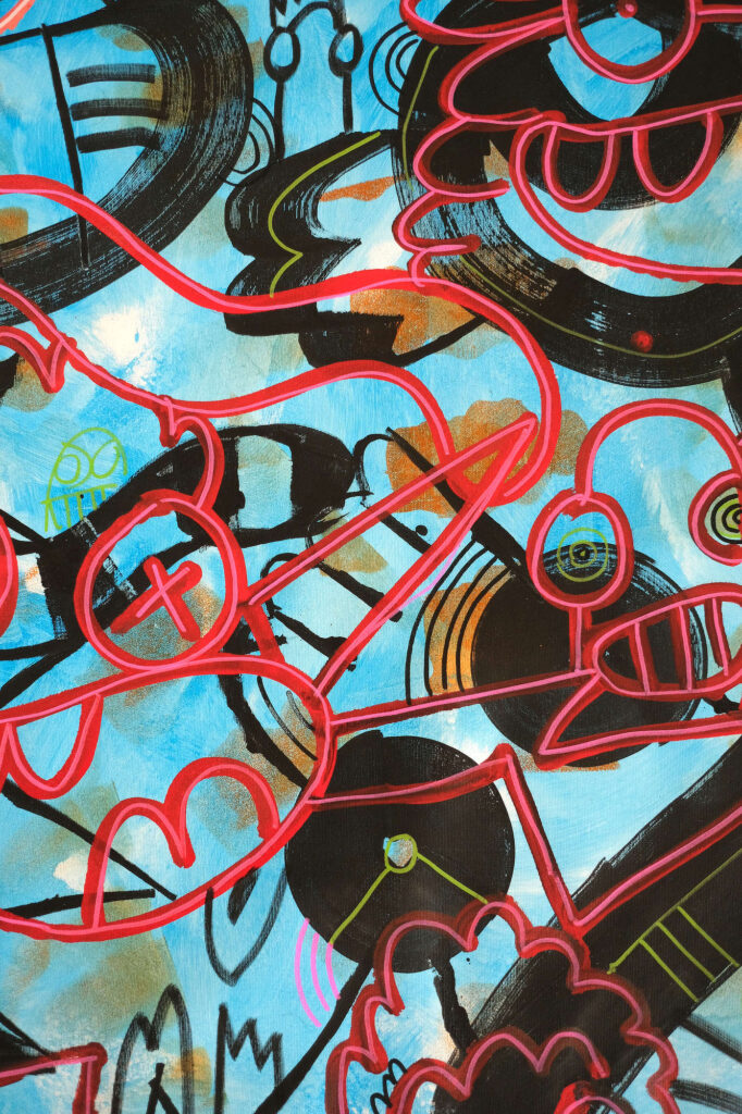 Blue Wall – detail 3