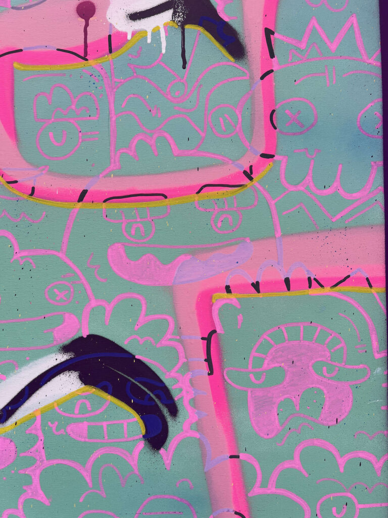 Layered Neons – detail 2