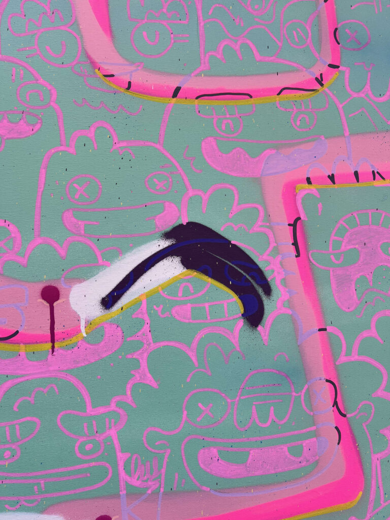 Layered Neons – detail 1