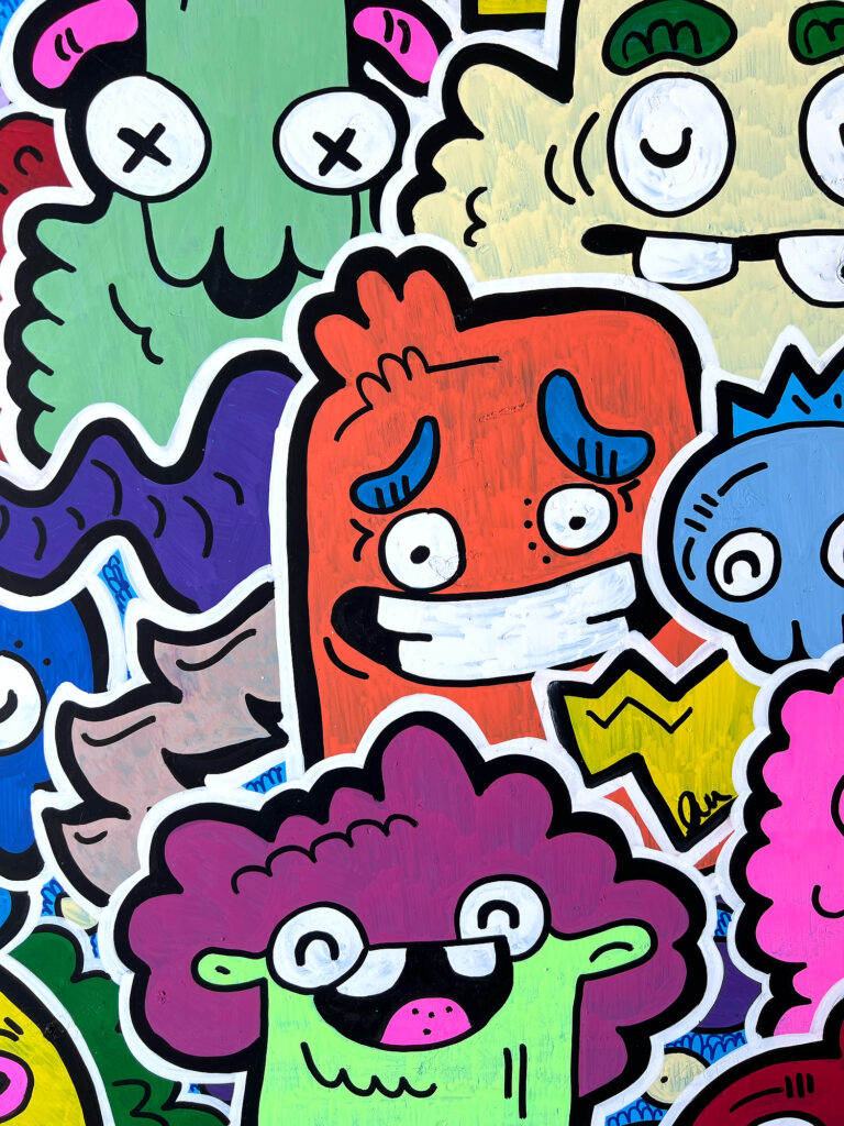 Sticky Monsters – detail 1