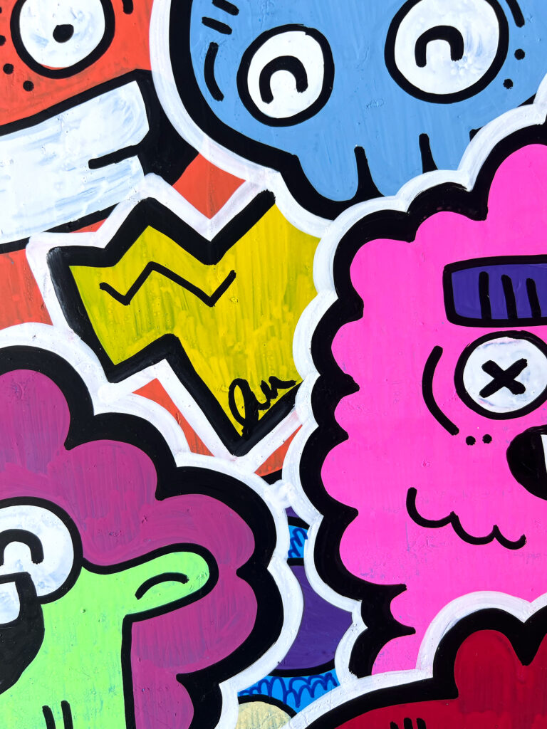 Sticky Monsters – detail 2