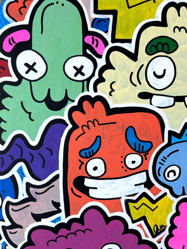 Sticky Monsters – detail 3