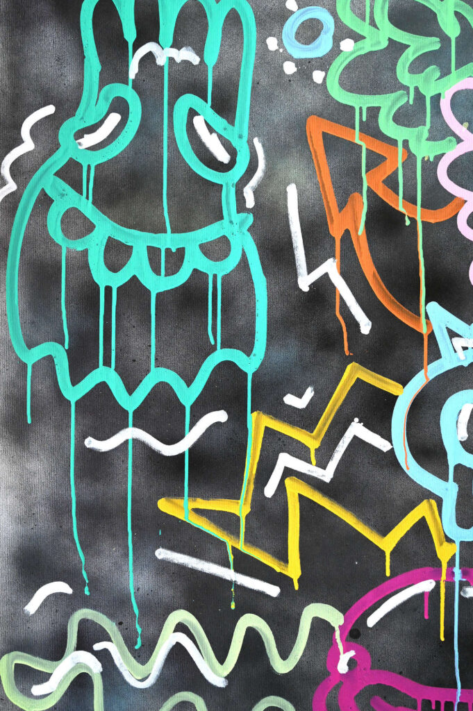 Springtime Halloween Sparkle – detail 1