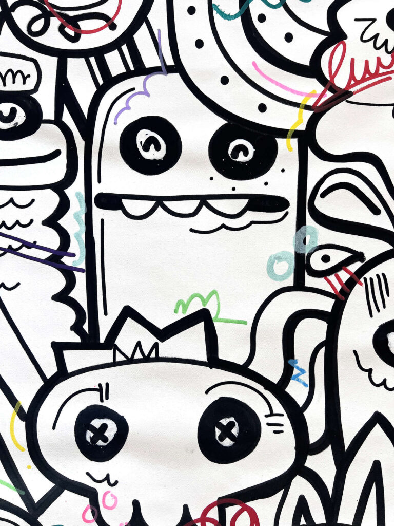 Colored Banana – detail 1